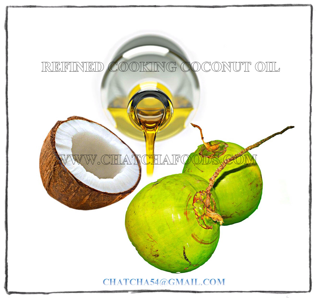 Cooking coconut oil refined